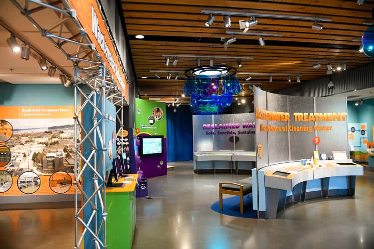 WET Science Center Exhibit Area