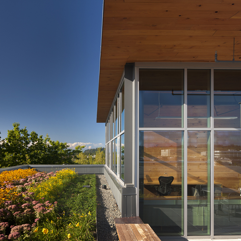 Green roof at LOTT's Regional Services Center, Olympia, WA